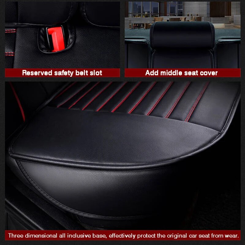 Genuine leather car seat covers best sale